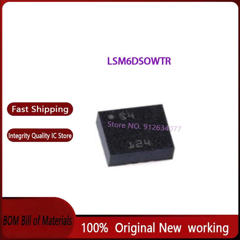 10PCS~100PCS/LOT LSM6DSOWTR LSM6DS0WTR S4 LGA14 100% New Original In Stock