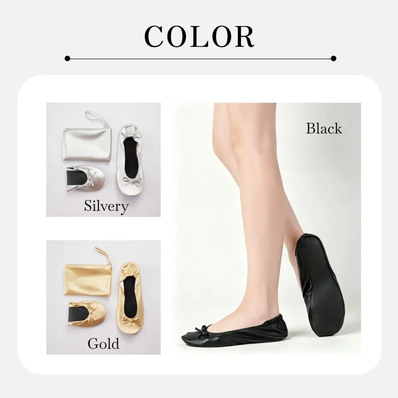 Women Indoor Shoes Foldable Ballet Dance Shoes Anti Slip Lazy Shoes Sports Yoga Shoes Wedding Dance Shoes Flat Shoes