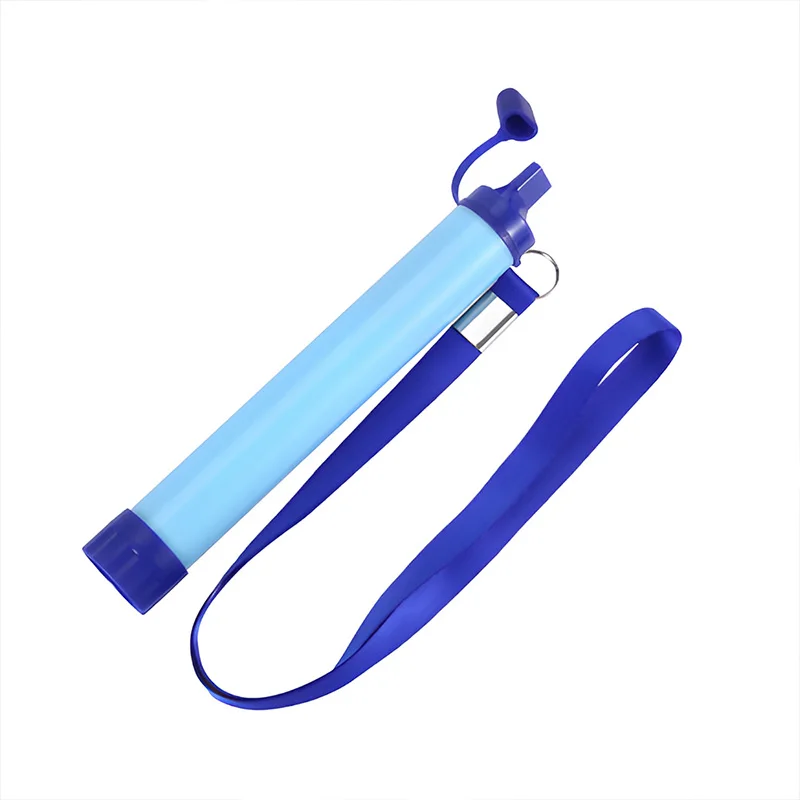 Personal Water Filter Straw Outdoor Survival Emergency Direct Drinking Water Filtering Tool for Hiking Camping Travel Hunting