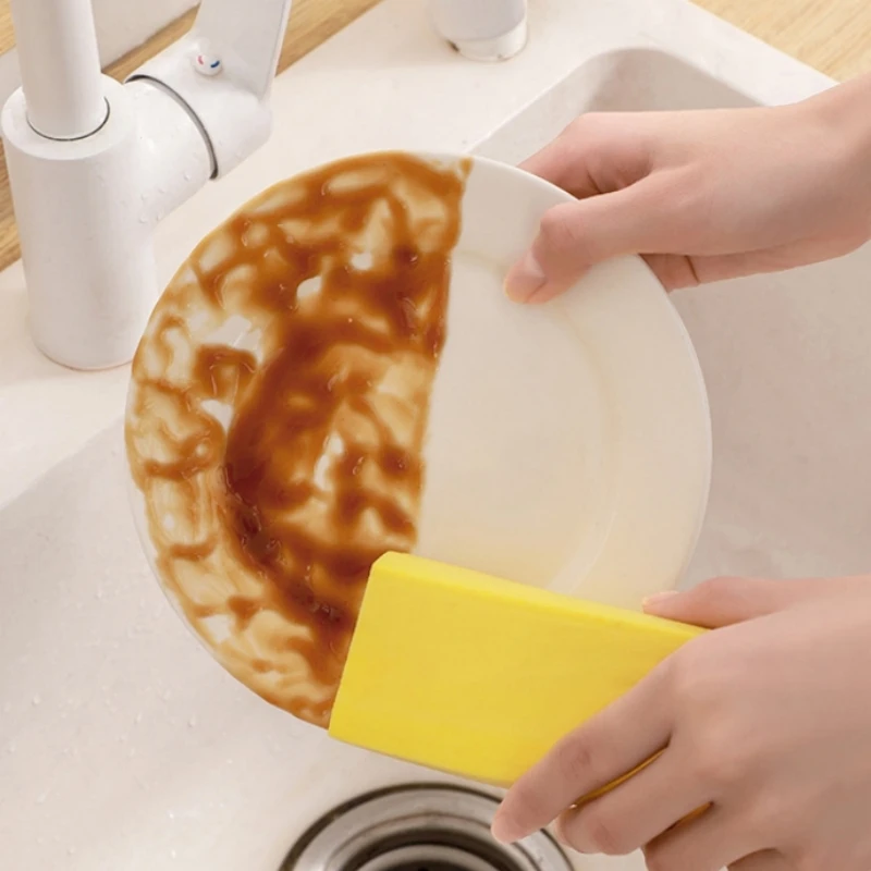 3 قطعة منفضة لتنظيف الستائر الزجاجية السحرية تنظيف الغبار الإسفنج المنزلية الإسفنج تنظيف فرشاة الرطبة نظيفة منفضة الإسفنج #3