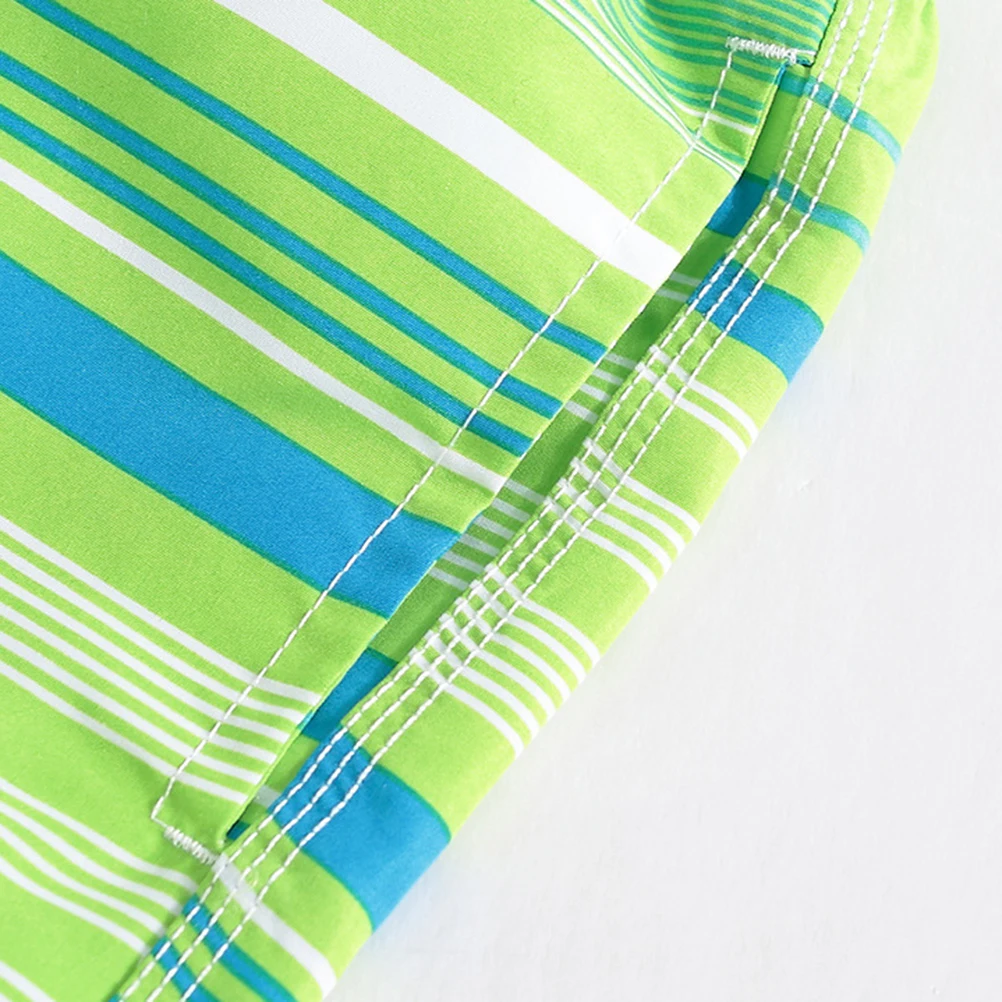 

Fluorescent Green Children's Polyester Swimming Trunks Boys Summer Swim Shorts Trunks Beach Board Shorts Suitable for 7-8 Years