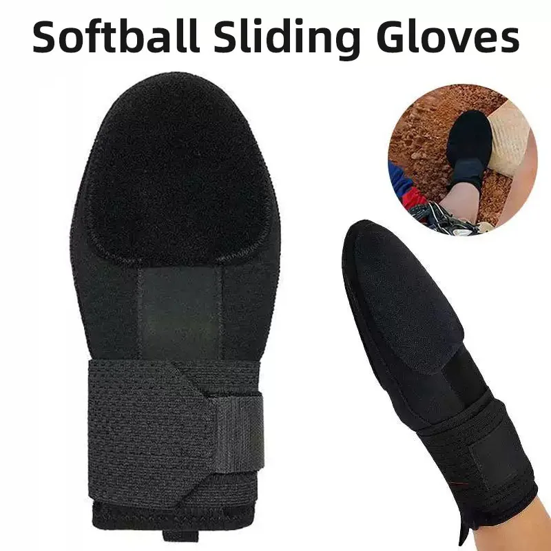 Outdoor Sports Baseball Sliding Gloves Left Right Hand Universal Baseball Softball Fingerless Sliding Baseball Glove Protectors