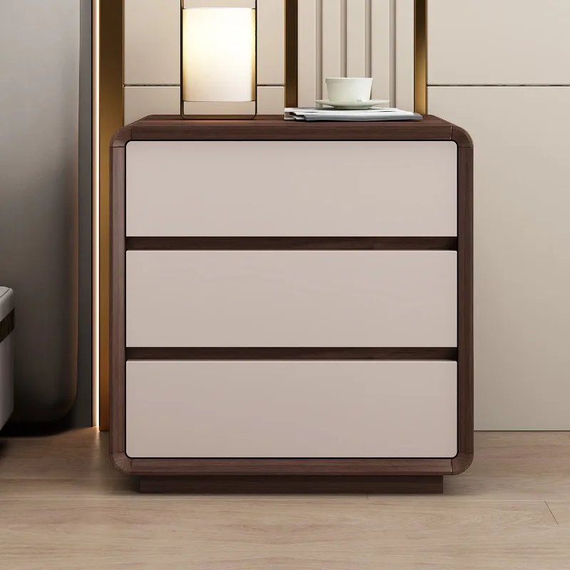 Second-hand style bedside table, home bedroom, small apartment, bedside table, 2025