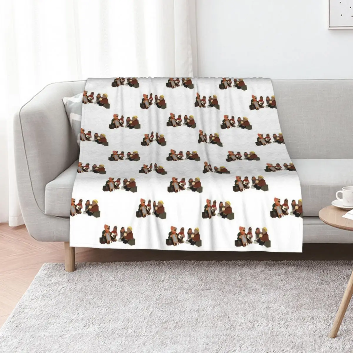 

emmet otters jug band Throw Blanket Flannel Fabric Tourist Sofa Soft Blankets