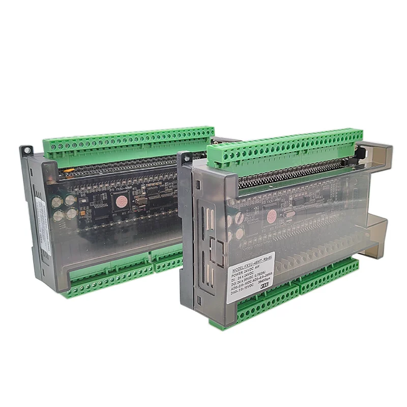 FX3U-48MR 48MT 24 Input Output With RS232 RS485 38400bps Relay Transistor PLC Programmable Logic Controller Eletronic Components