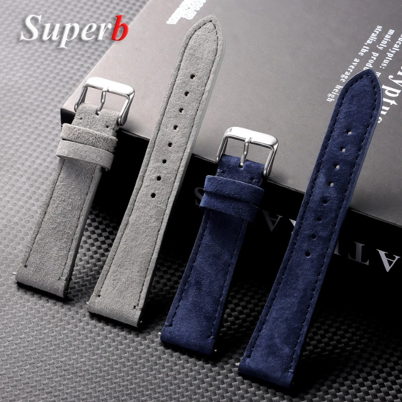 Suede Leather Watch… - image