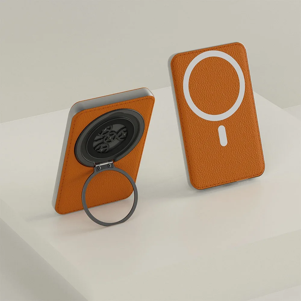 New Mechanical Style With Bracket 10000mah Power Bank For MagSafe Magnetic Wireless Fast Charging Portable Battery For iPhone