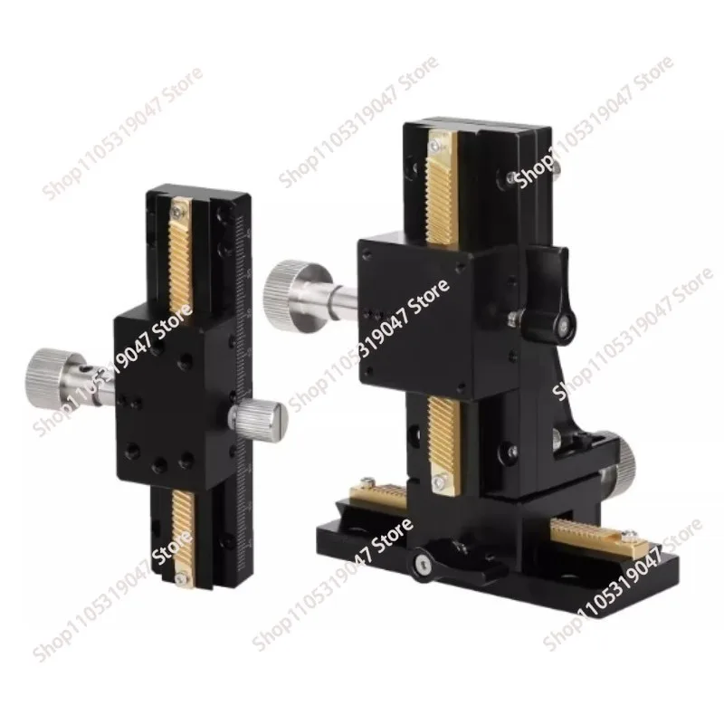 X-axis displacement platform long stroke LWX40 slider gear rack manual fine adjustment small precision dovetail groove slide