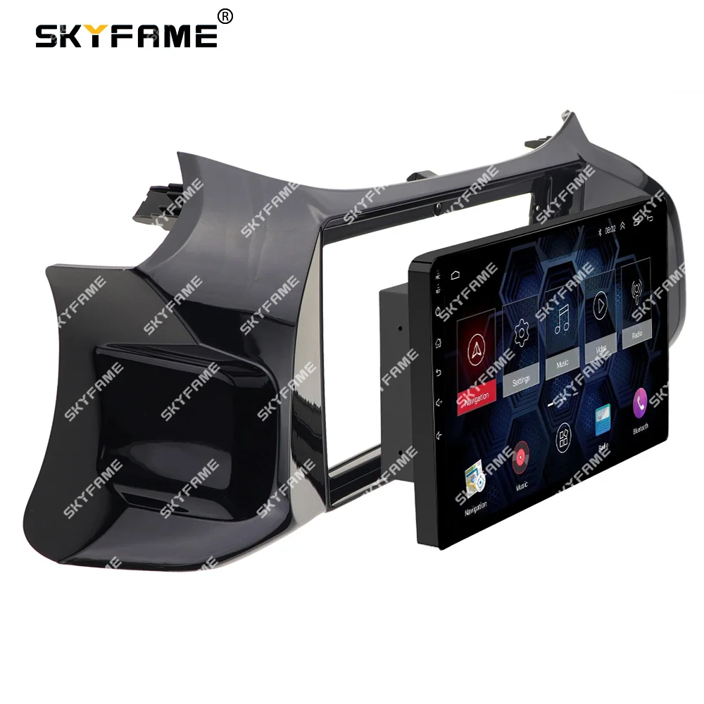 SKYFAME إطار السيارة فآسيا محول Canbus صندوق فك أندرويد راديو داش تركيب لوحة عدة لشروليه أونيكس بريزما سبين