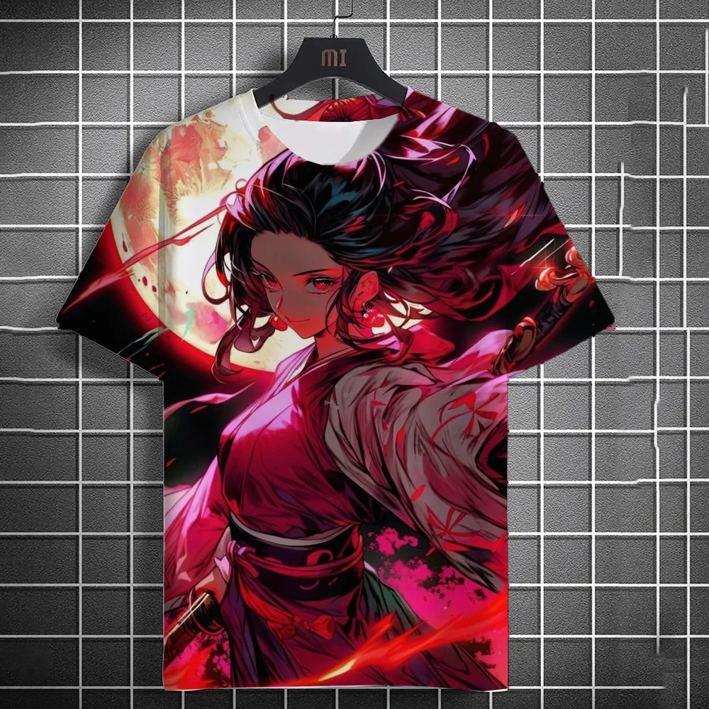 

Men T Shirt Multicolor Casual Short Sleeve Comfortable Fashion Breathable 3D Printed HD Anime Demon Slayer Character T-shirts