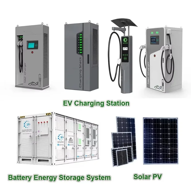 EV Charger All In One Solution Solar Panel Battery Storage Cabinet Home Commercial Electric Vehicle Charging System