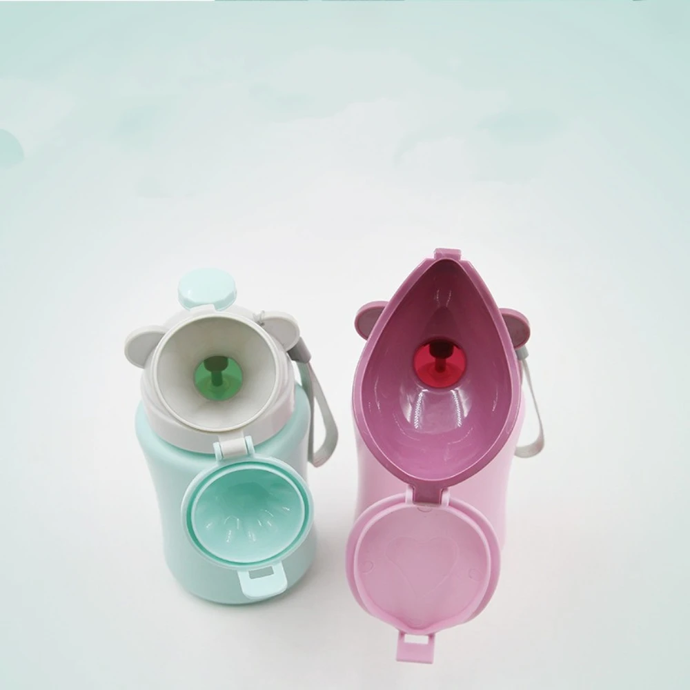 Convenient Portable Baby Hygiene Toilet Blue Pink Emergency Toilet Anti-leakage Potty Bottle Boys