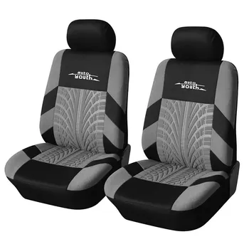 1+2 car seat high material Polyester fiber rubber break style red/blue/gray suitable for automotive interior