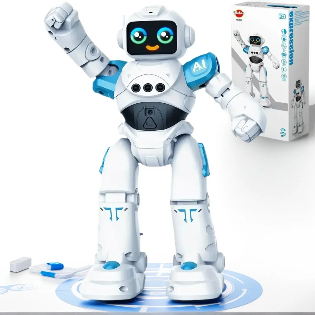 

Детский радиоуправляемый робот-игрушка: умный говорящий робот с голосовым управлением и жестами