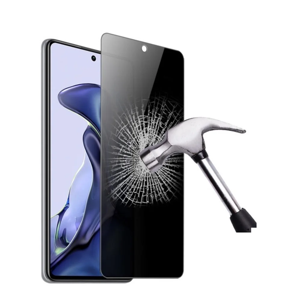 1-5 Stück Sichtschutz-Displayschutzfolie aus gehärtetem Glas für Samsung Xcover 6 F14 M13 M14 M23 M32 M33 M34 5G Anti-Spy – Detail 5