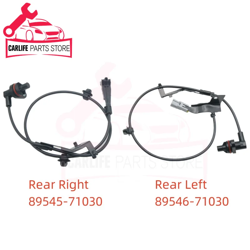 

89546-71030 89545-71030 For Toyota Hilux KUN26 4WD 3.0L 1KD-FTV 2010 11 12 13 14 15 Car Rear Left Right ABS Wheel Speed Sensor