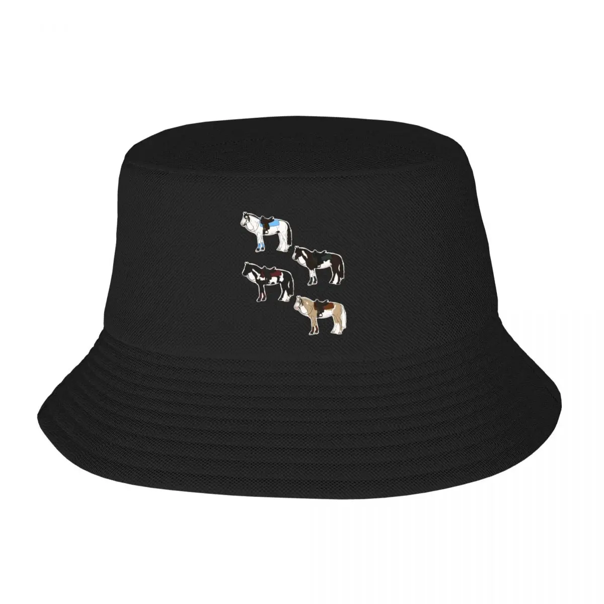 

Horse pattern A Bucket Hat New In Hat Military Tactical Caps sun hat Elegant Women's Hats Men's