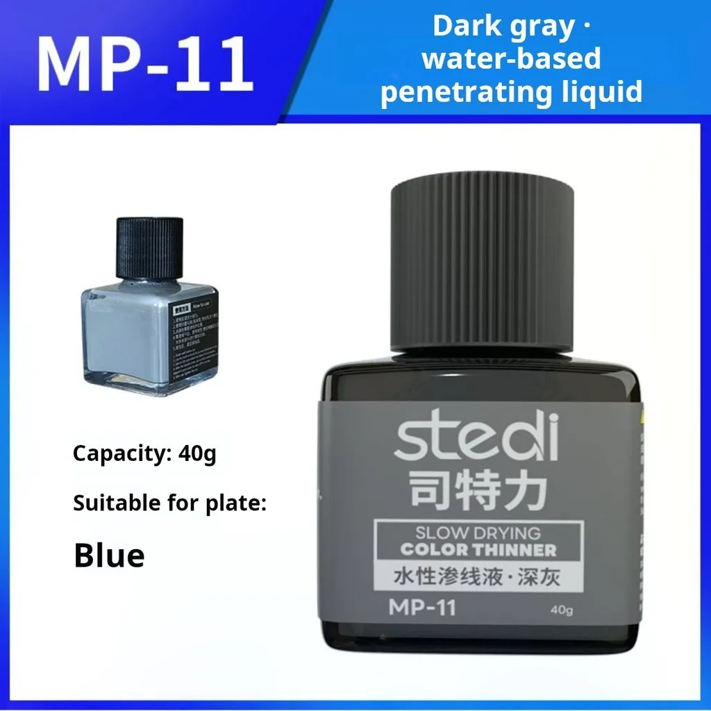 Stedi MP Serie 40g Wetterfeste Acrylfarben Panel Liners für Gunpla Militärmodelle Hobby DIY Bastelmodelle Bausätze – Detail 12