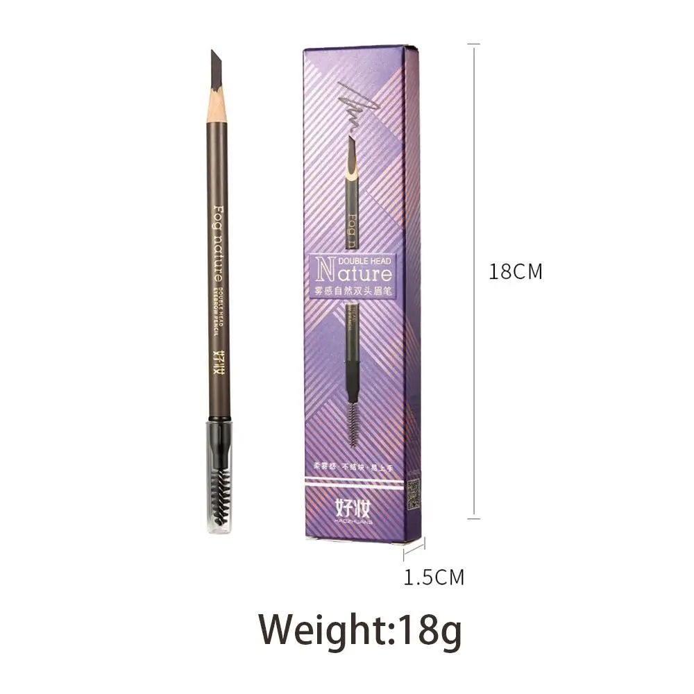 Hard Waterproof Eyebrow Pencil Sweat Resistant Long-lasting Eyebrow Pen Smudge-proof Non Discoloring Eye Brow Definer Beginners