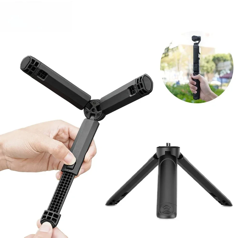 Extendable Mini Tripod with 1/4 Inch Screw Stand Compatible with Phone Clip Camera & Mobile Phone Photography Accessory image 2