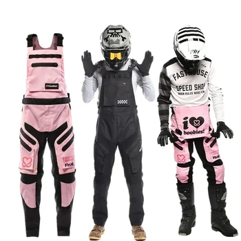 Adult 2024 FH Youth Motoralls Gear Set MX Pants Motocross Pants Motorcycle Racing Trousers Moto Kit E