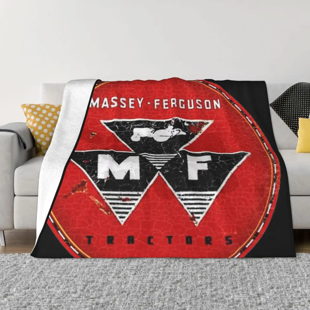 

Старое Одеяло Massey Ferguson, мягкое покрывало, пушистое зимнее покрывало, моющееся мягкое покрывало из микрофибры