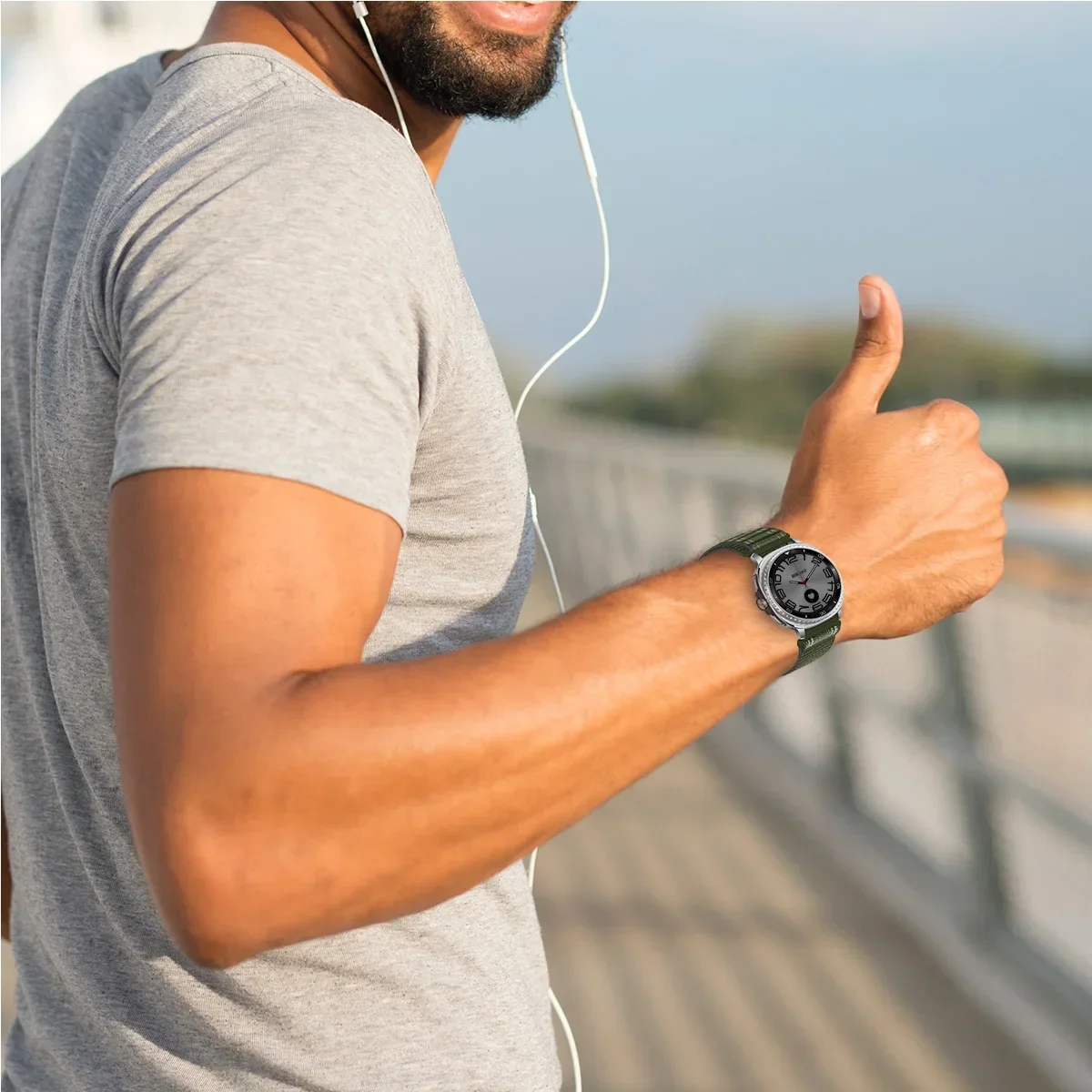 Ремешок Trail для Samsung Watch Galaxy Watch 8 40 44 мм/8 Классический нейлоновый ремешок Ocean Loop для Galaxy Watch Ultra 2025 47 мм Браслет