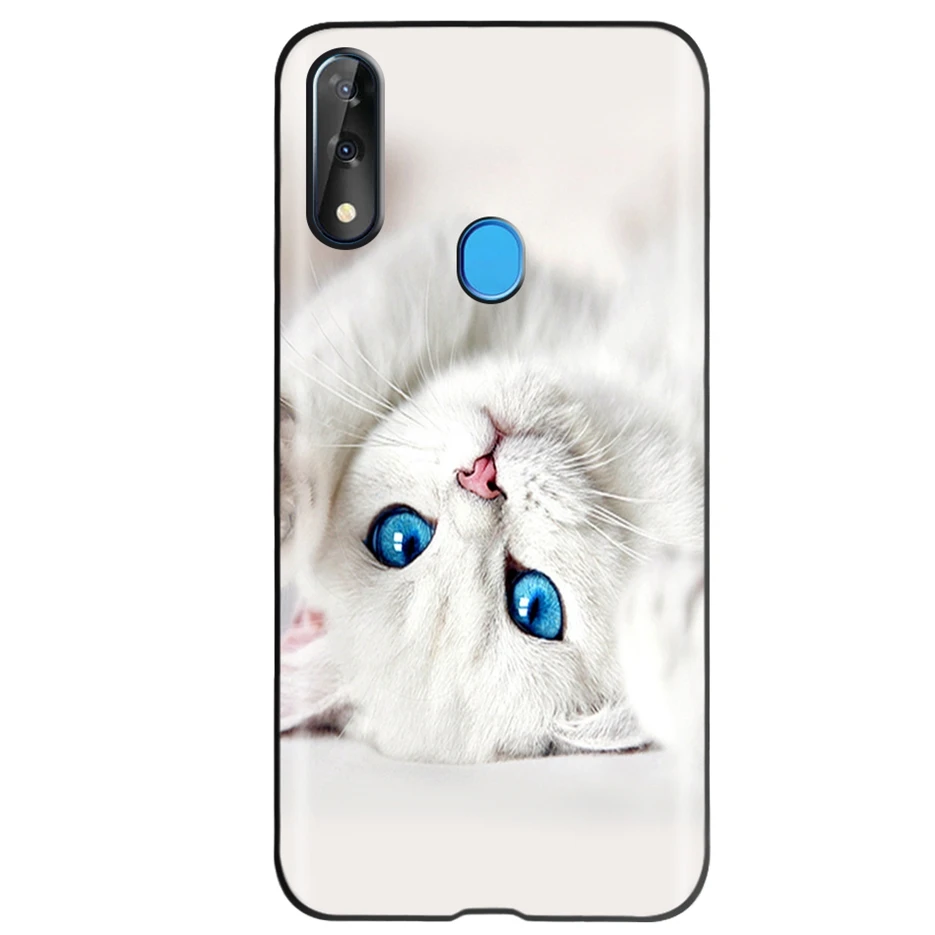 For ZTE Blade V10 Vita Case Cute Cat Butterfly Soft Silicone Phone Case For ZTE Blade V10 V 10 Vita Back Cover Full Coque Bumper