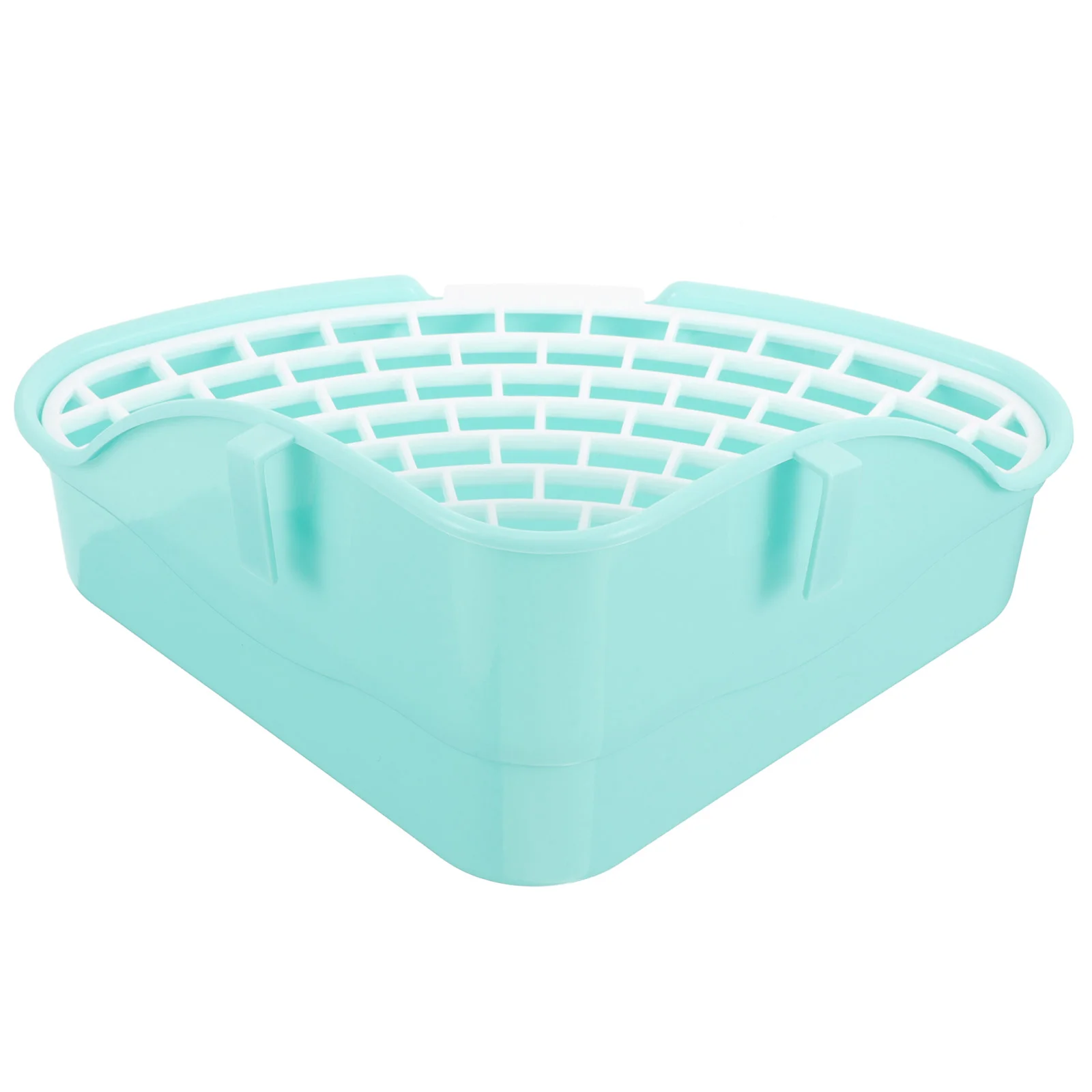 

Cat Litter Tray Small Animal Pan Pet Triangle Potty Bunny Trainer Toilet Indoor