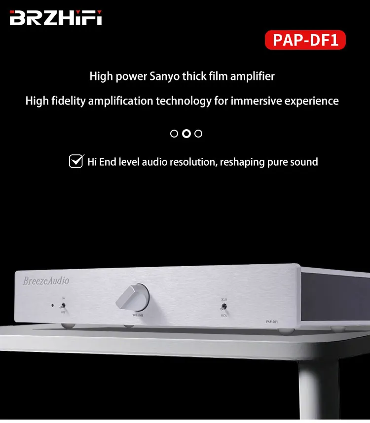 

BRZHIFI Сбалансированный предусилитель Высокий уровень Разрешение звука PAP-DF1 Hi-Fi усилитель Высококачественный предусилитель