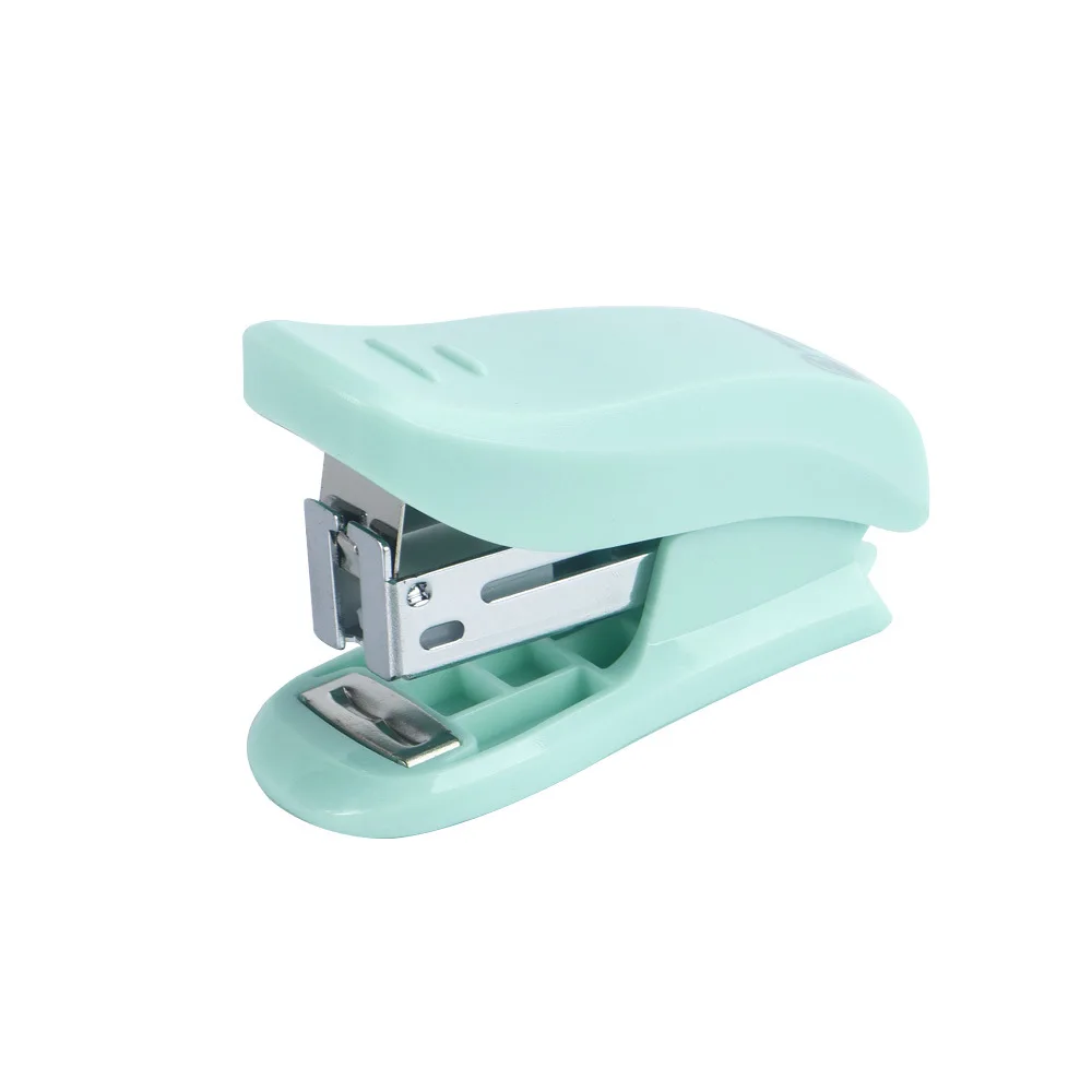 1 Set Mini Stapler for Paper File Metal Stapler Cute Stapler 1 Box Staples Use 26/6 Staples Office Stationery School Supplies