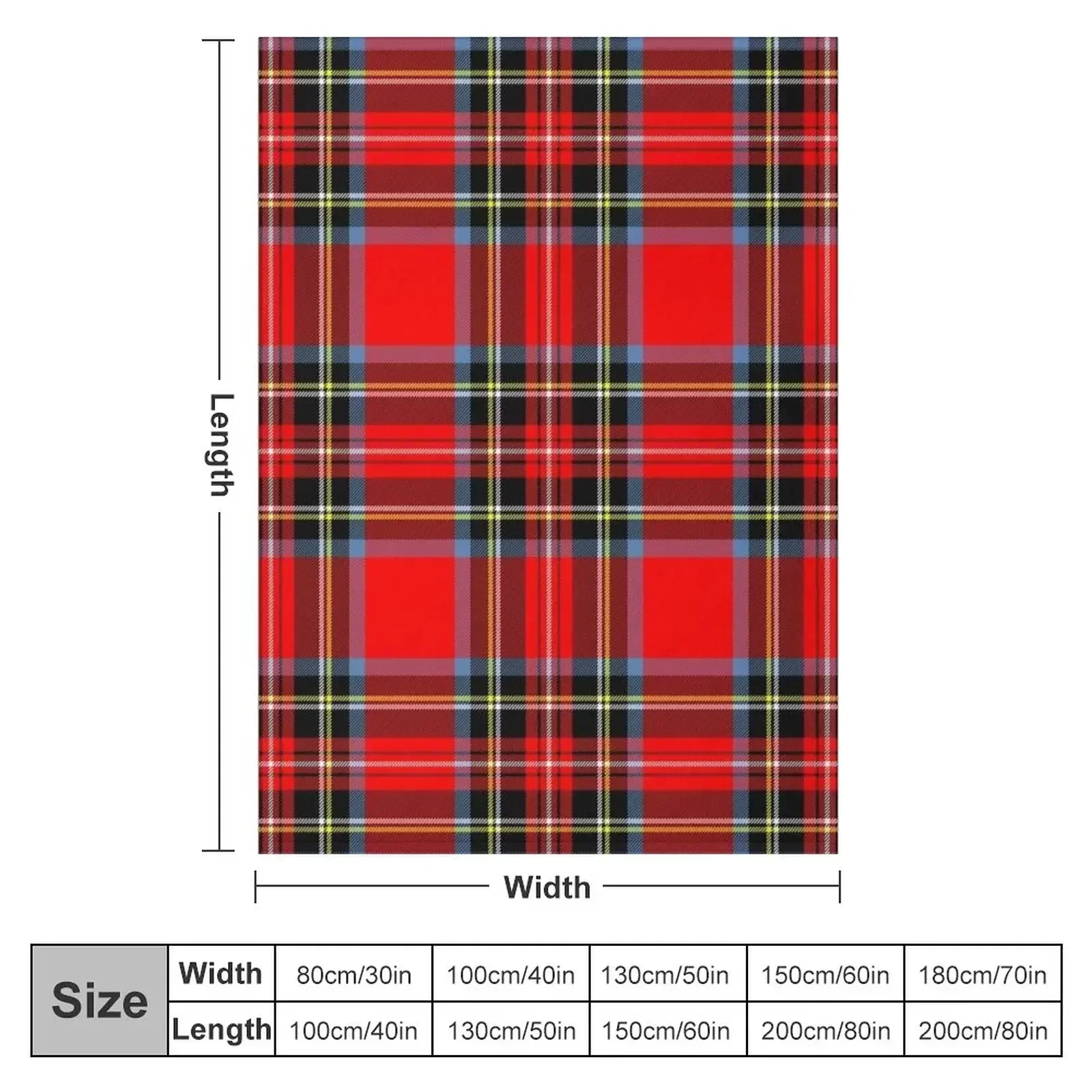 Stewart Royal Modern Tartan Throw Blanket Furrys Stuffeds Hairys Blankets