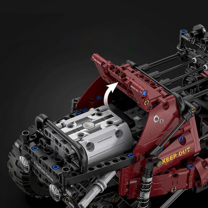 ตัวต่อ MOC 778 ชิ้น เกม Knives Out รถโกคาร์ทในป่า ชุดตัวต่อรถแข่งไฟฟ้า ของเล่น DIY สำหรับเด็กและผู้ใหญ่ ของขวัญ