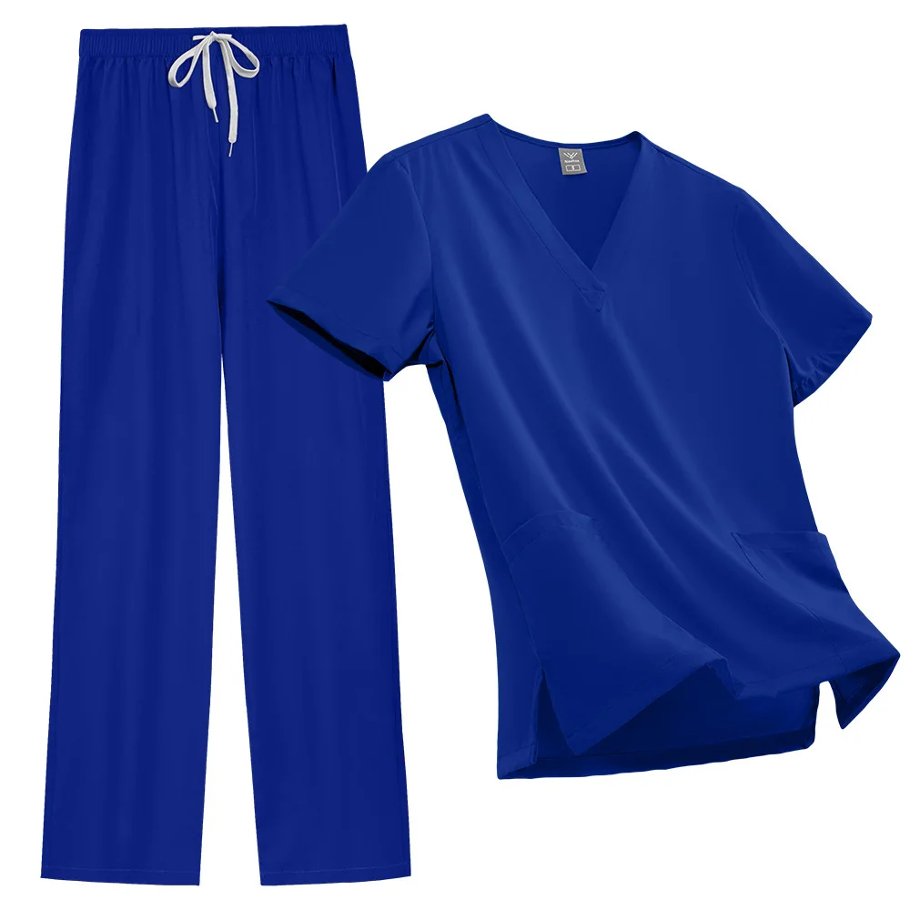 2025 Uniform Basic Straight Pants Thin Style Domestic Helper Nanny Nurse Maternity Center Unisex Workwear