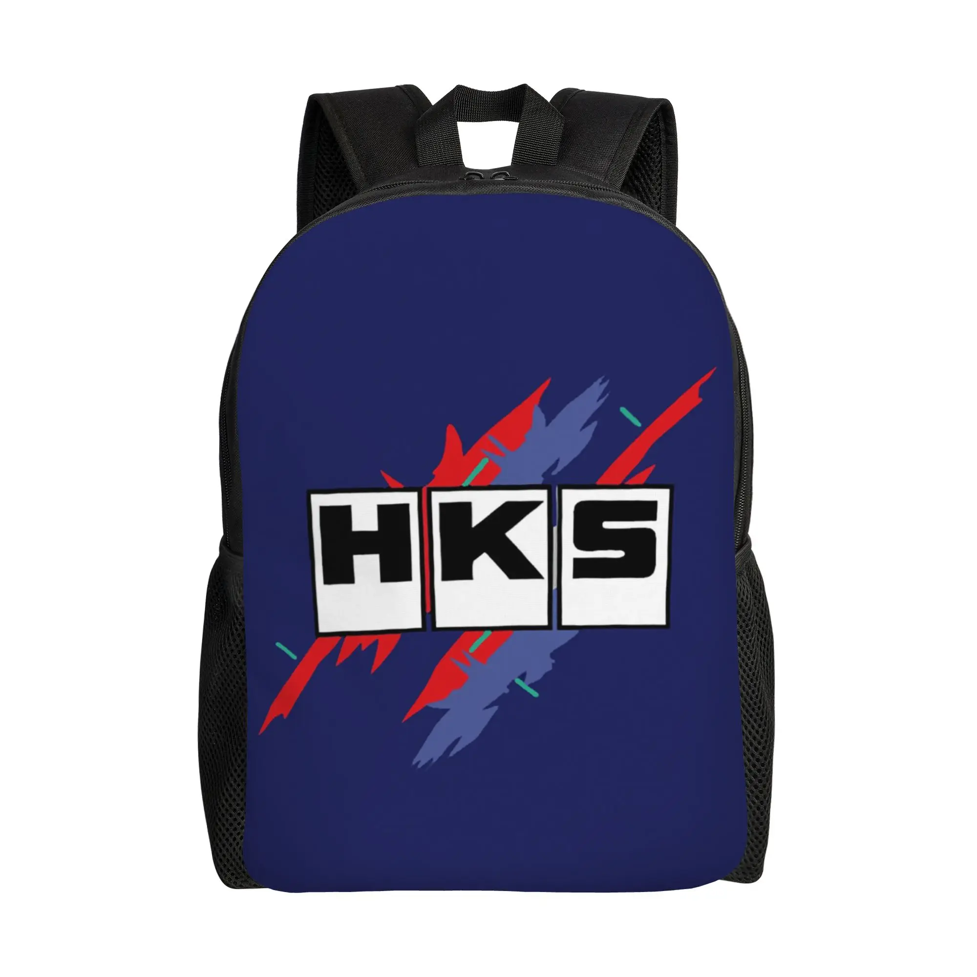 Custom H-HKSES Motor Race Rally Power Laptop Backpack Women Men Basic Bookbag for College School Students  Bag