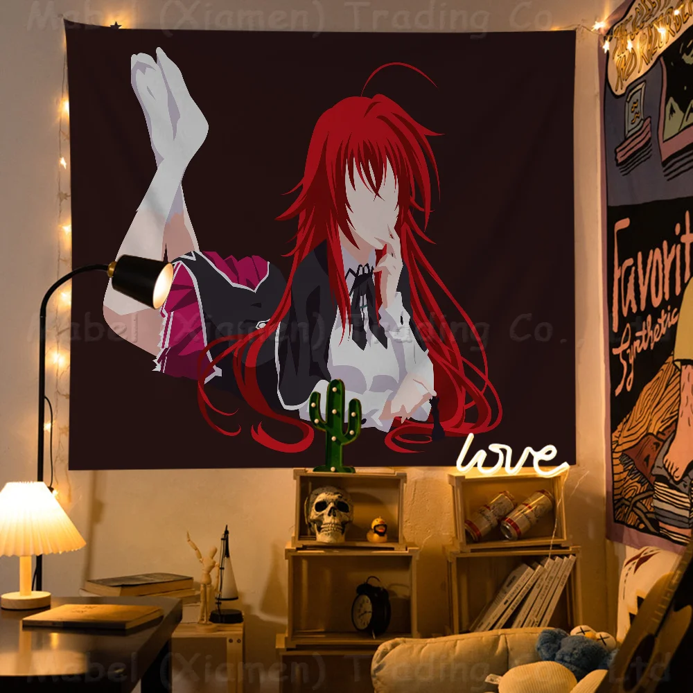 High School DxD Printed Large Flag Art Science Fiction Room Home Decor Decor Banner