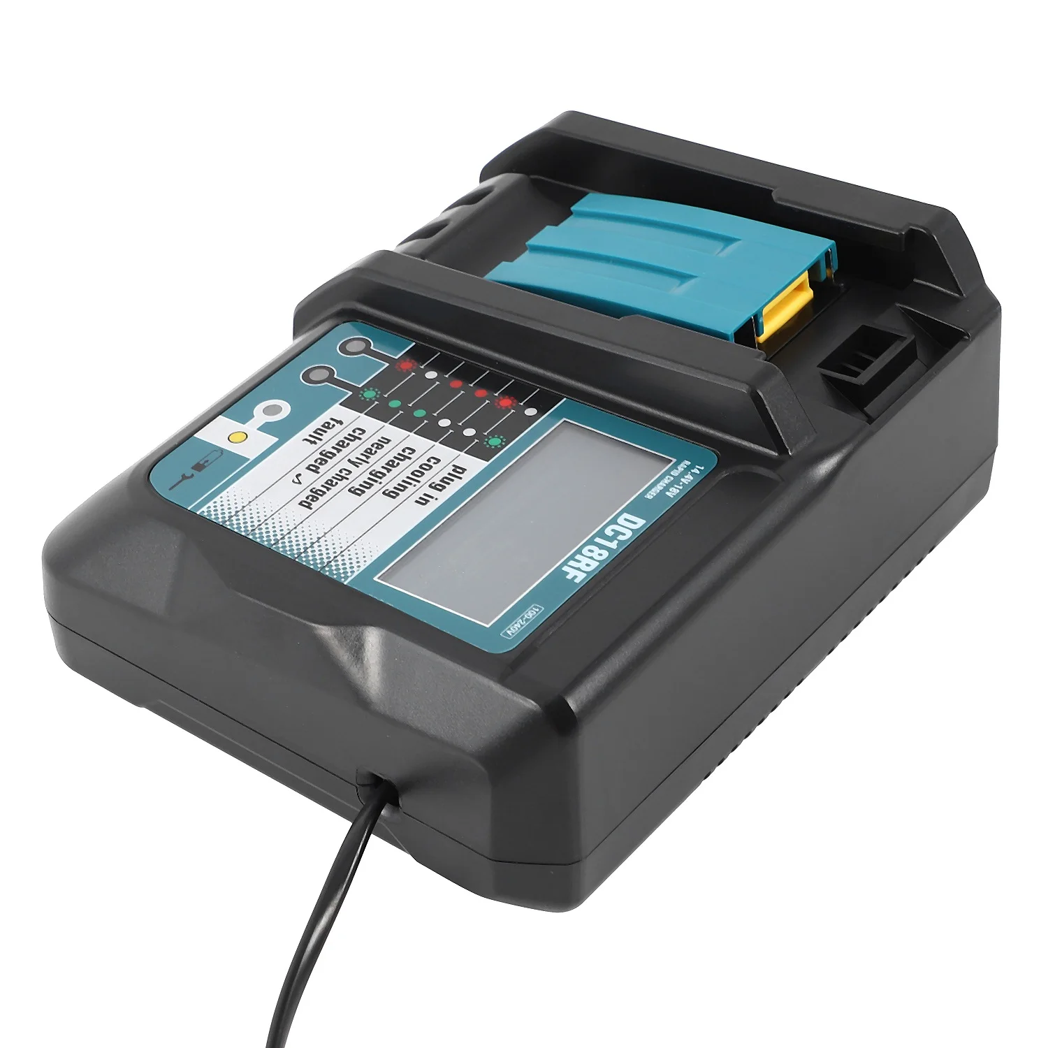 A41Z-14.4V 18V Li- Battery Charger Voltage Current Lcd Digital Display For  Dc18rf Bl1830 Bl1815 Bl1430 Dc14sa Dc18sc D