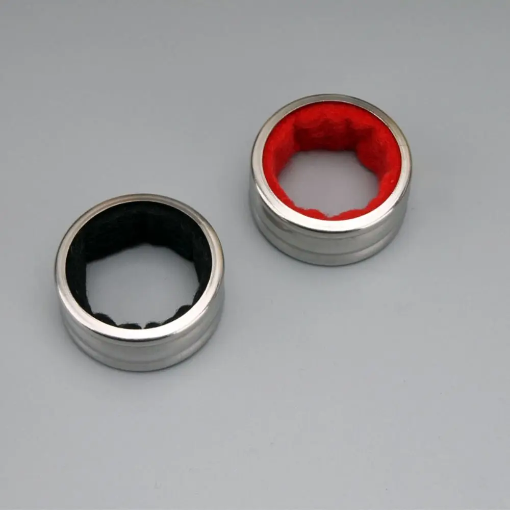 10pcs Stainless Steel Wine Bottle Collars Anti-overflow Drop Proof Wine Bottle Drip Ring Velvet Lined Wine Drip Catcher