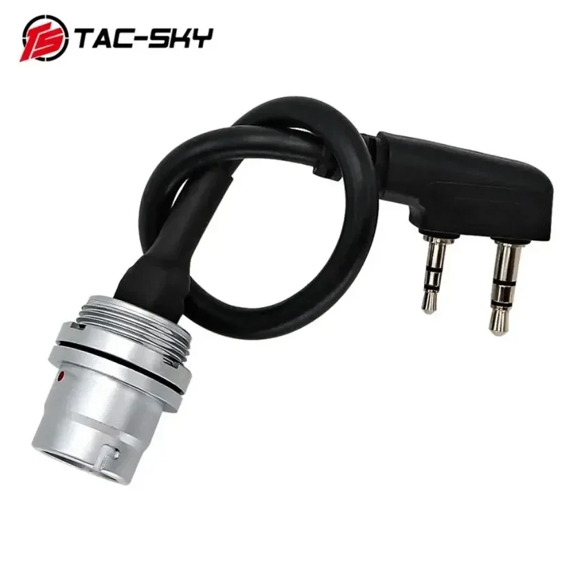 Conector DIY de radio TAC-SKY U-283 para AN / PRC 148152152 Un estuche virtual Harris u283 compatible con Baofeng Walkie Talkie