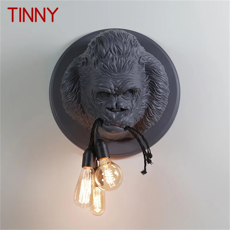 

TINNY Indoor Wall Lamps Fixture Modern LED Sconces Creative Chimpanzee Novel For Home Foyer Corridor