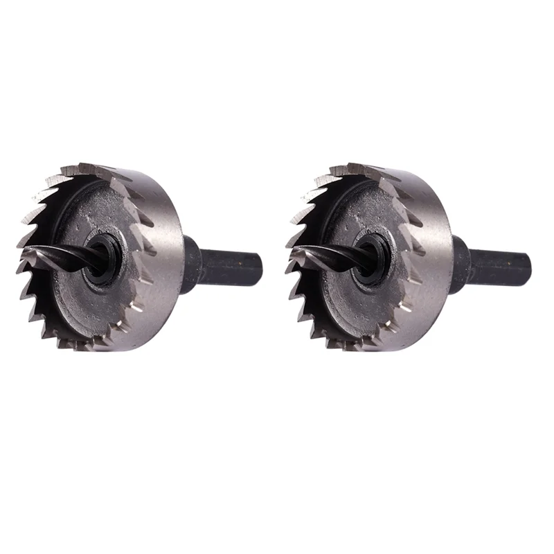 

A43T 2X Hole Saw Tooth HSS Steel Hole Saw Drill Bit Cutter Tool For Metal Wood Alloy 40Mm
