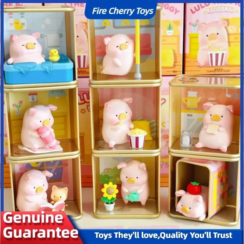 

Lulu The Piggy Cozy Time Series Blind Box Lulu Piggy Anime Figure Doll Mystery Box Canned Model Kawaii Lulu Toys Model Toys Gift