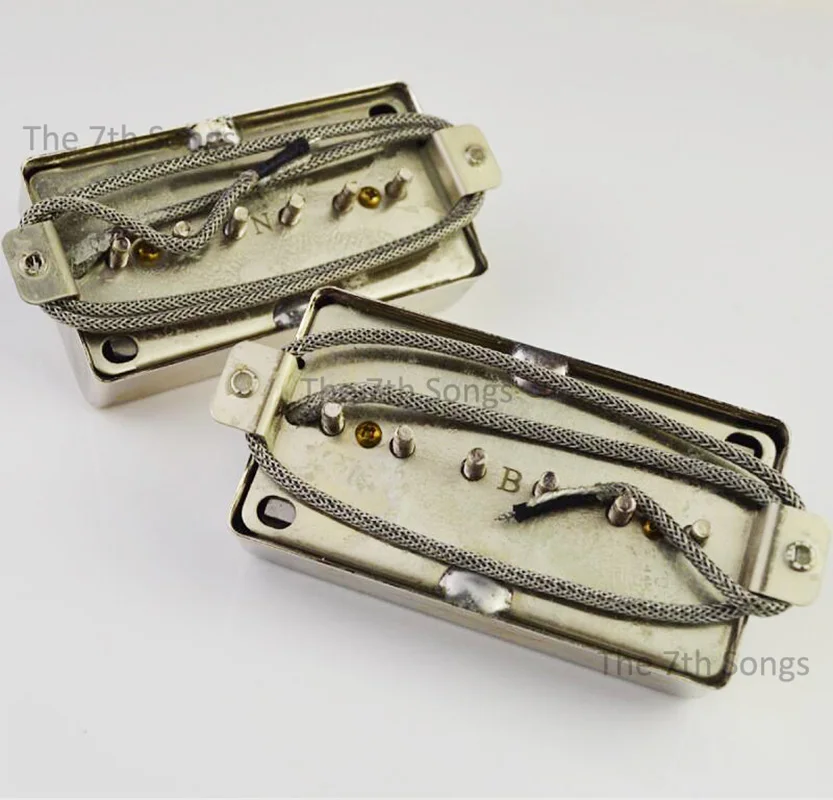 Rebel90 Alnico 5 HB Bucker Size P90 Neck-50mm Spacing/Bridge-52mm Spacing Pickup for Electric Guitar