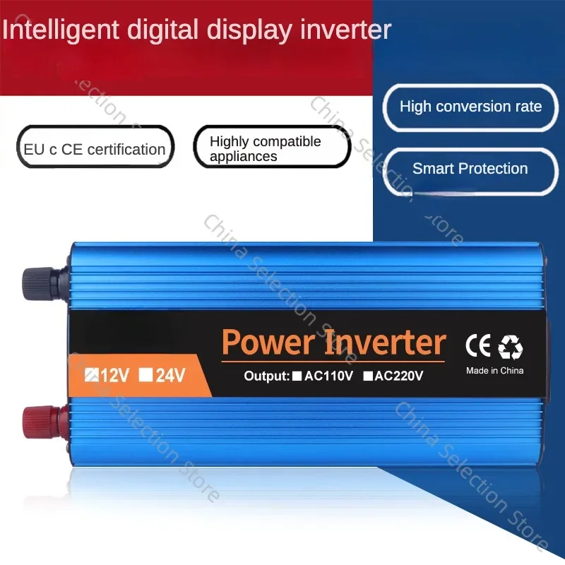 

Инвертор для умного автомобиля от 12 В 24 В до 220 В до 220 наружный Солнечный фотогальванический автомобильный конвертер