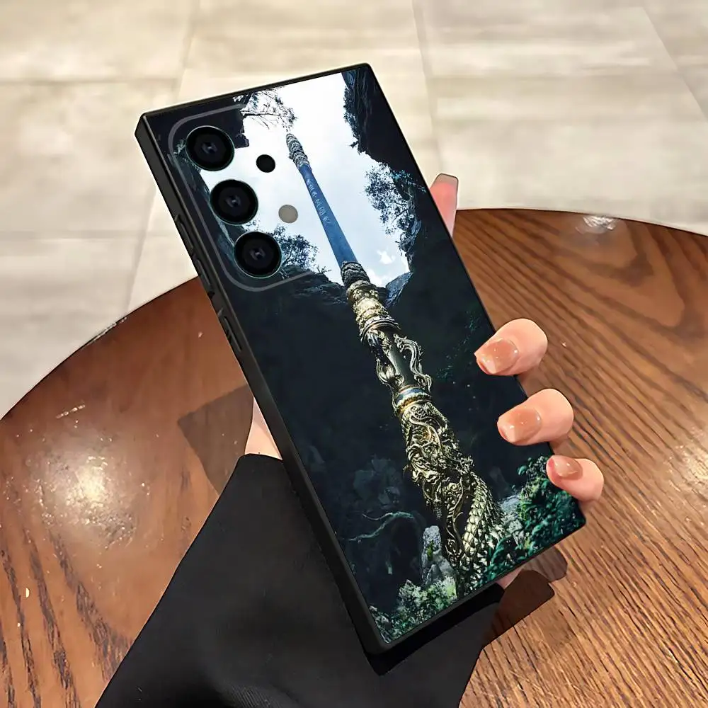 Game Black Myth W-Wukong Phone Case For Samsung S25,S24,S21,S22,S23,S30,Ultra,S20,Plus,Fe,Lite,5G Black Cover