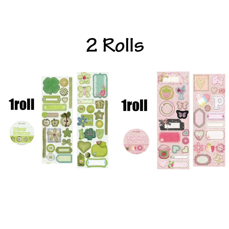 3 لفات نسيج ملون سلسلة الحفلات نسيج محكم يموت قطع الشريط 200 سنتيمتر مخطط لاصقة تزيين مجلة مواد الكولاج