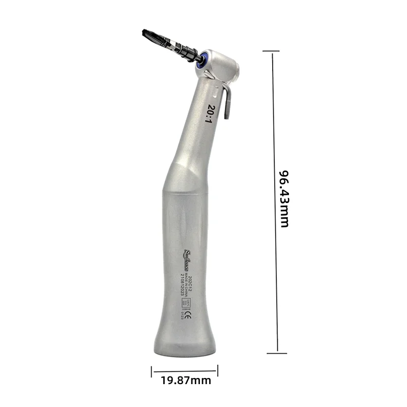 Dental 20:1 Contra Angle Low Speed Handpiece Odontologia Implant Surgery Contra Angle Dentistry Equipment for S-MAX SG20