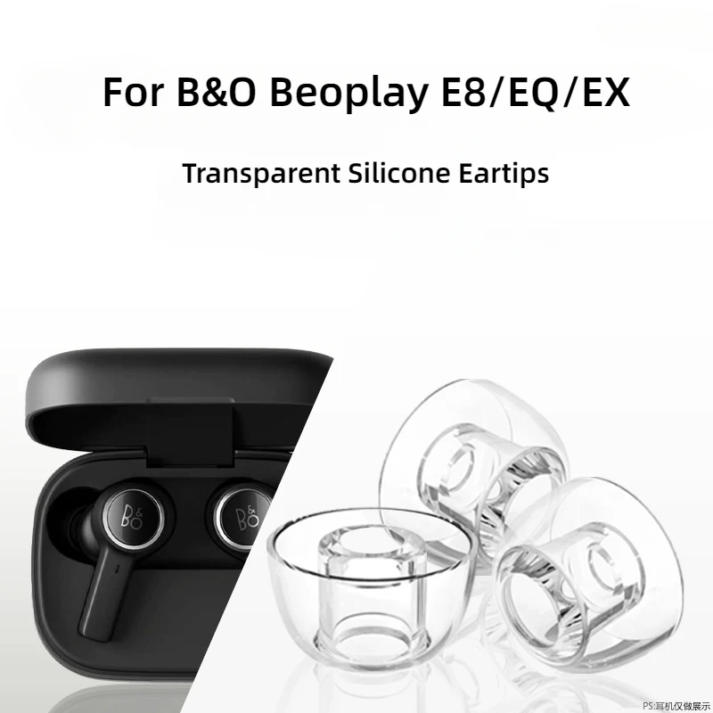 Eartips for B&O Beoplay EQ EX E8 3.0 2.0 Sport TWS Wireless Bluetooth Headphone Anti-Slip Silicone Earplugs Noise Reduce Earbuds