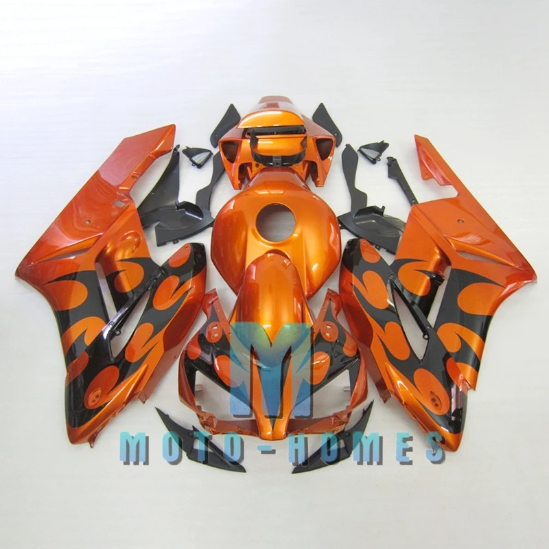 Free Custom Motorcycle Rebuild Fairing Kit for CBR1000RR 2004 2005 CBR 1000RR 04 05 100% Injection Orange Fairings Set