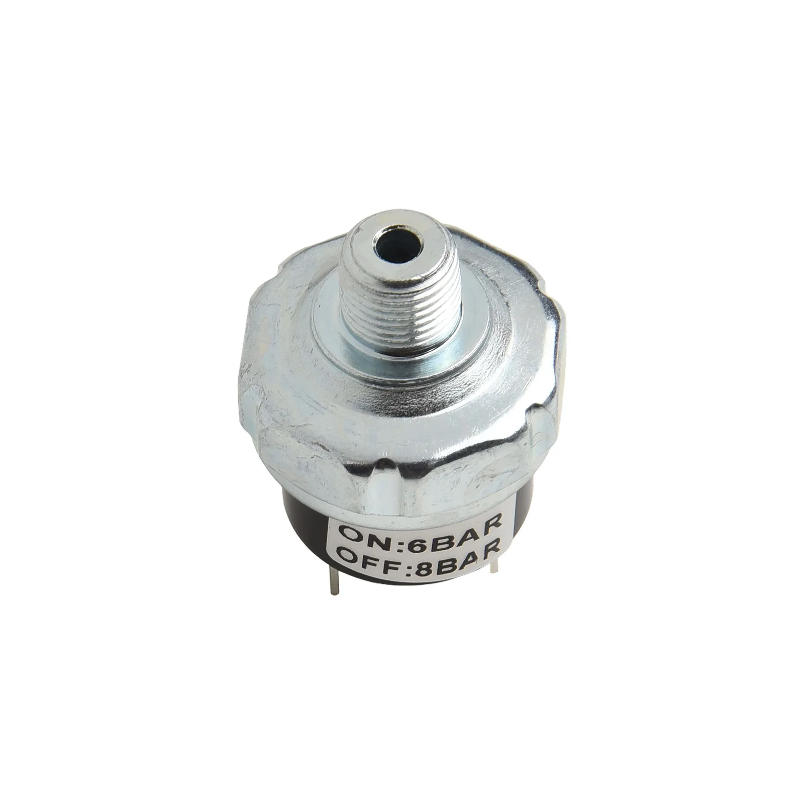 Efficient Air Pressure Switch 1/8 NPT Control for Pneumatic Systems Activates at 6/8BAR Auto Shutoff at 8/10BAR